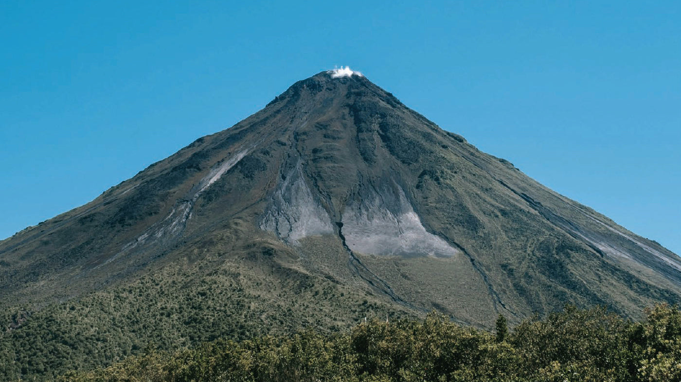 Mountain with blue sky