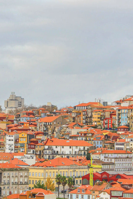 Landscape view of the city of Porto