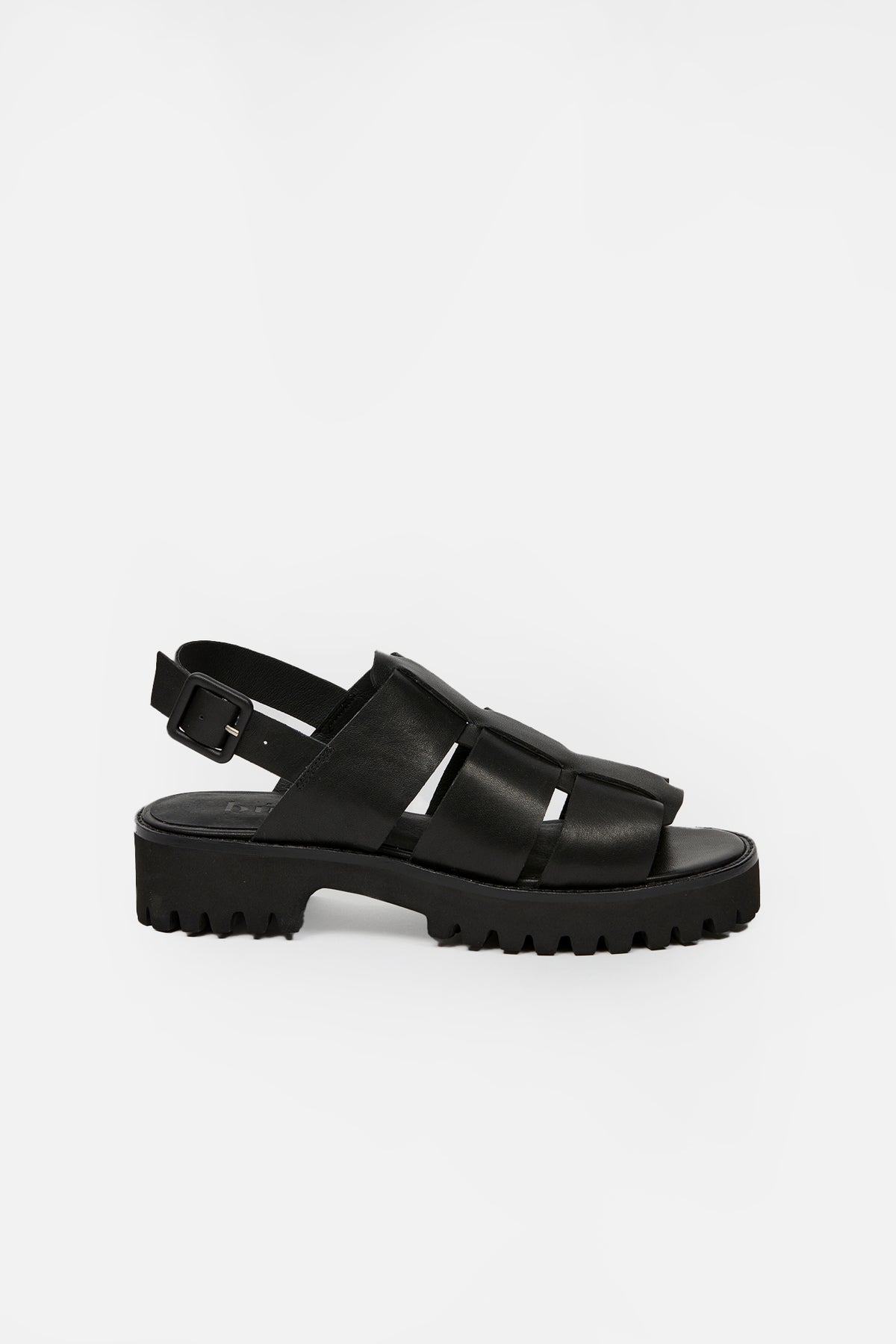 Womens black strappy sandal