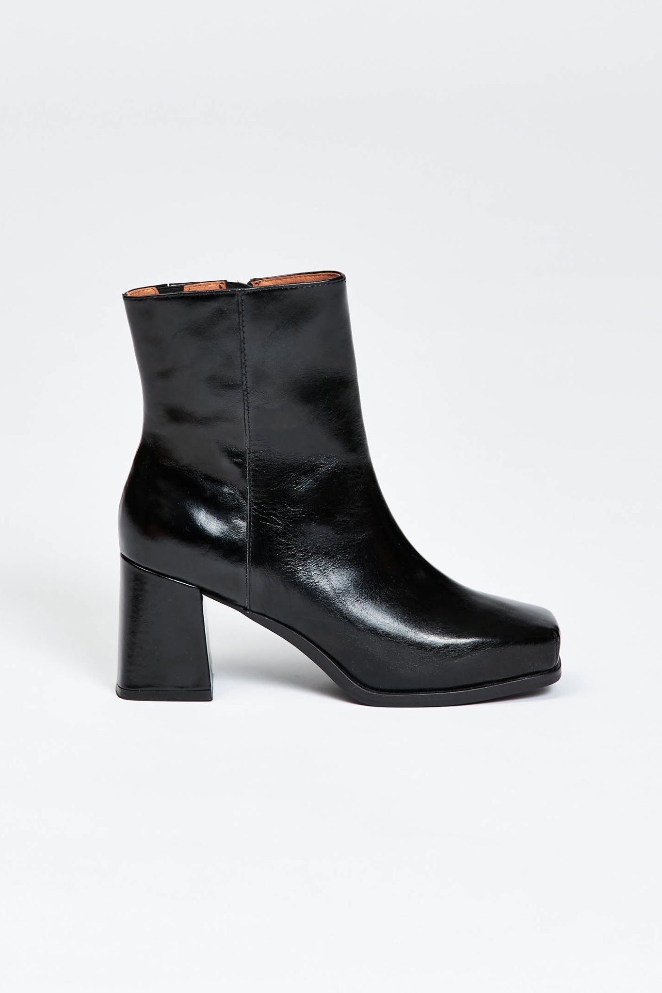 Womens black ankle boots
