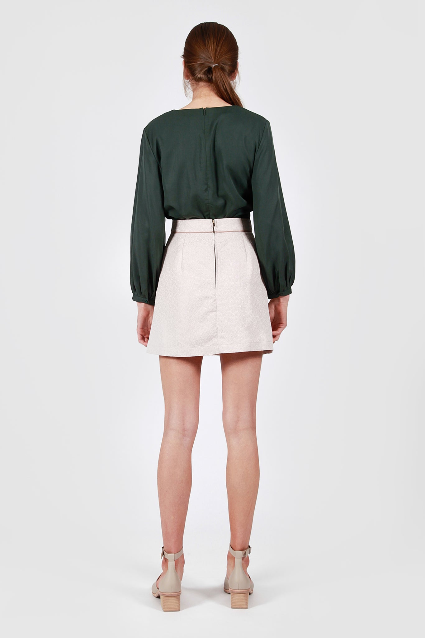 Jueves Skirt Light Pink Mini Back