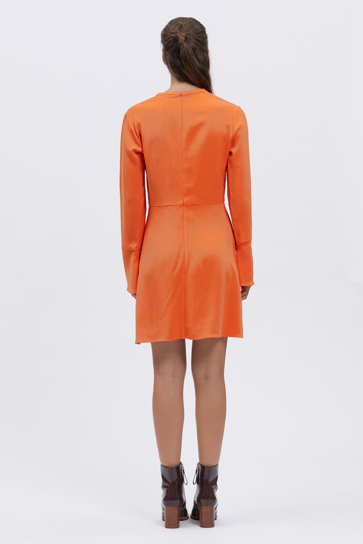 Orange Dress Back