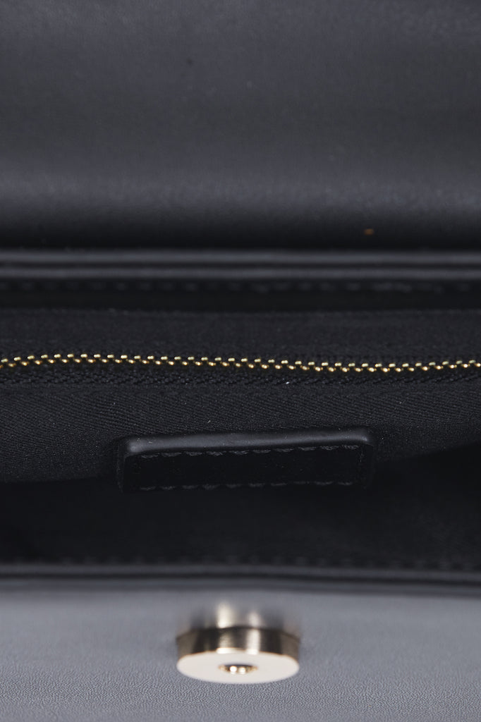 Pina Mini Bag Black Leather Inside