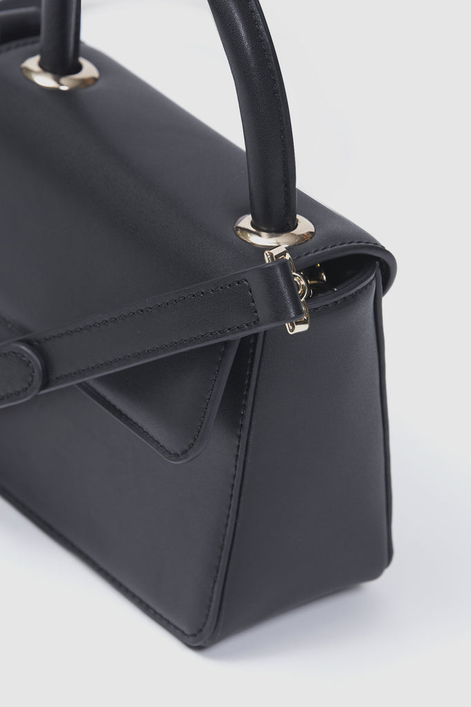 Pina Mini Bag Black Leather Side