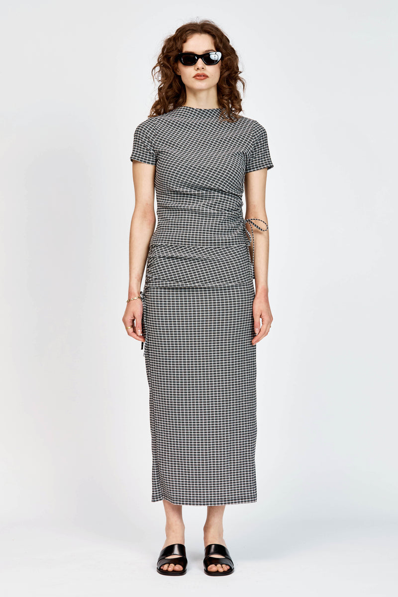 Bruns Skirt Black/ White Check