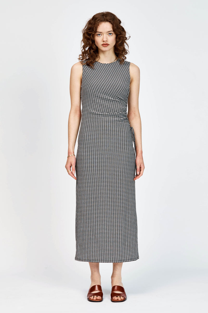 Ebb Dress Black/ White Check