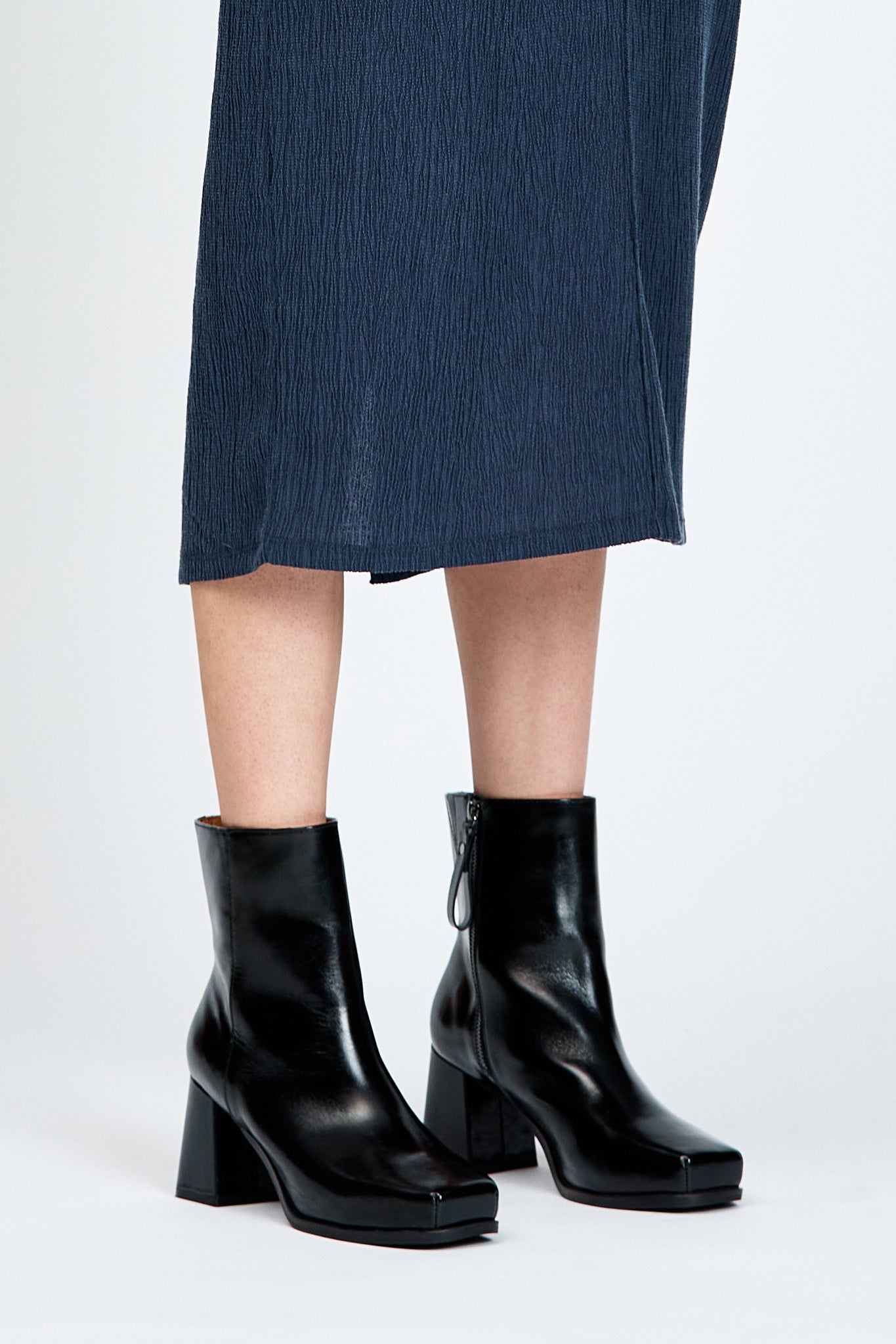 Womens black ankle boots
