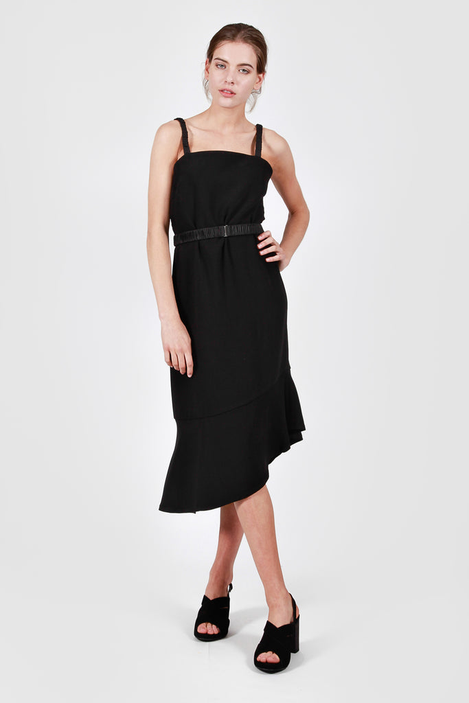 Hermosa Dress Black Front