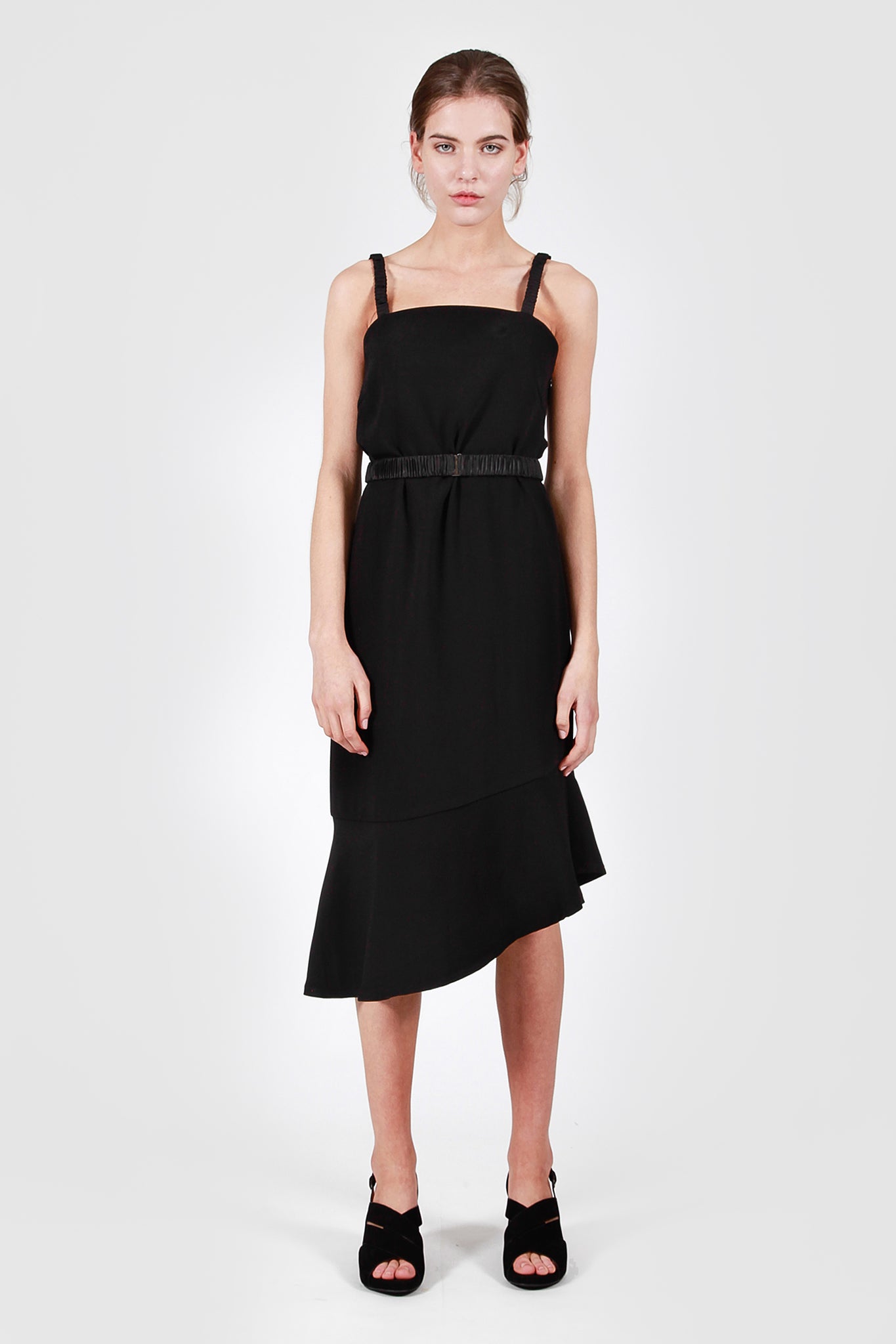 Hermosa Dress Black Front
