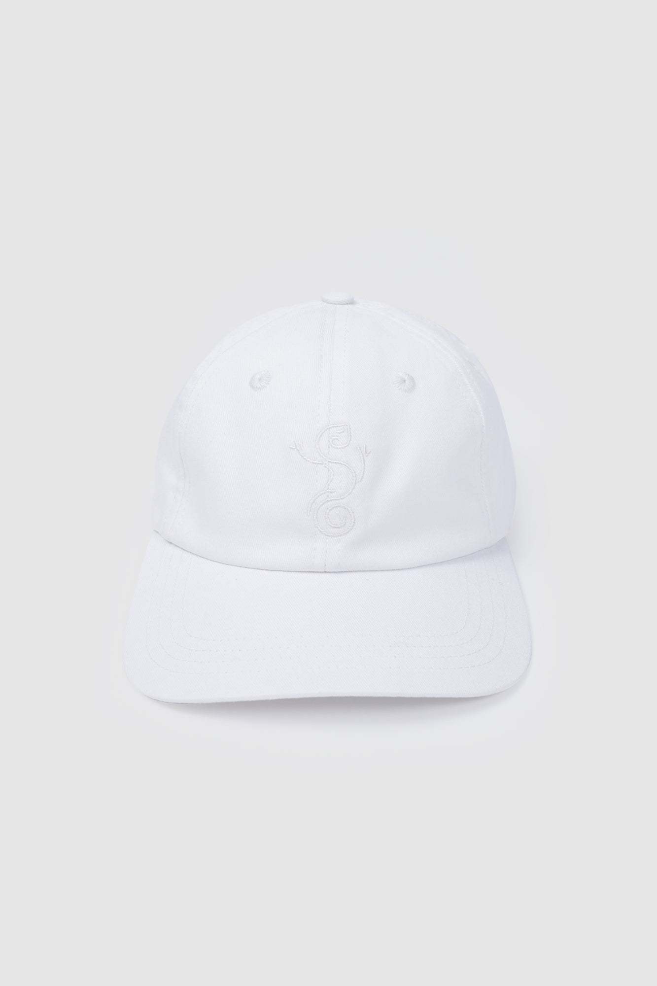 Lagarto Cap White Cotton Front