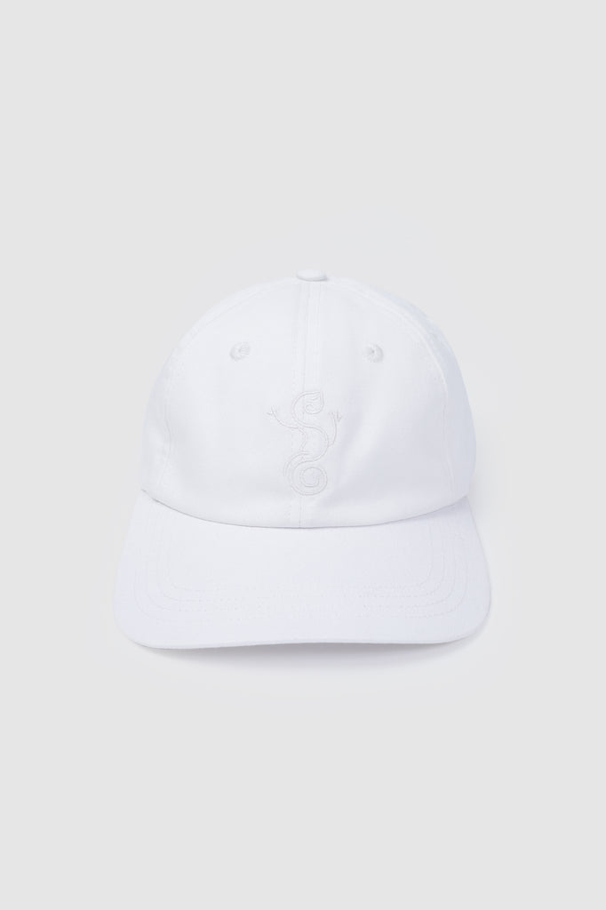 Lagarto Cap White Cotton Front