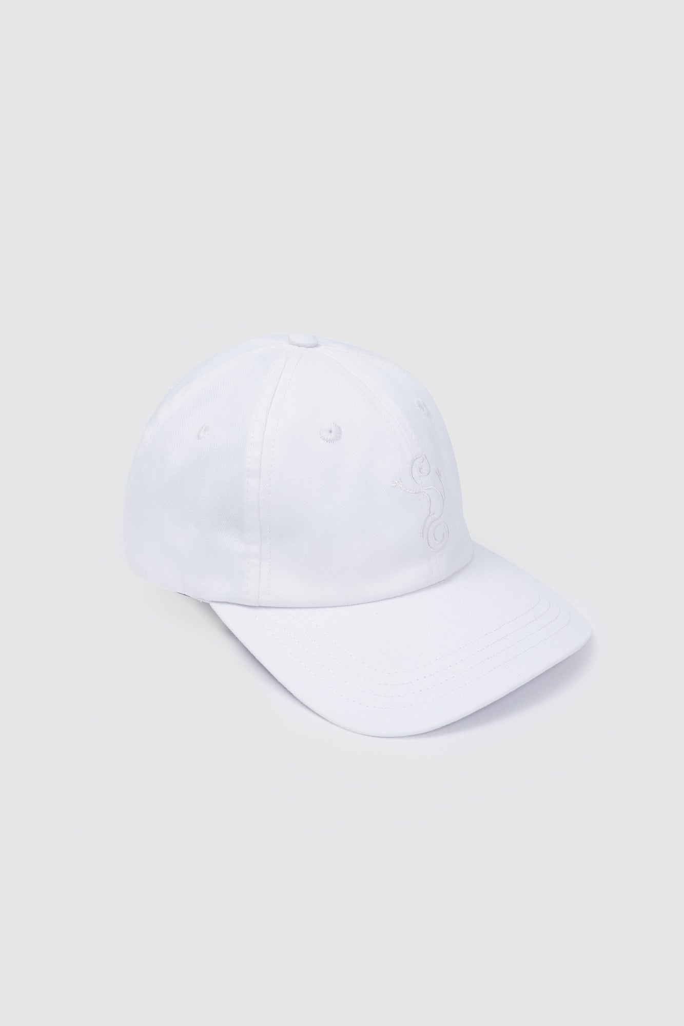 Lagarto Cap White Cotton Side