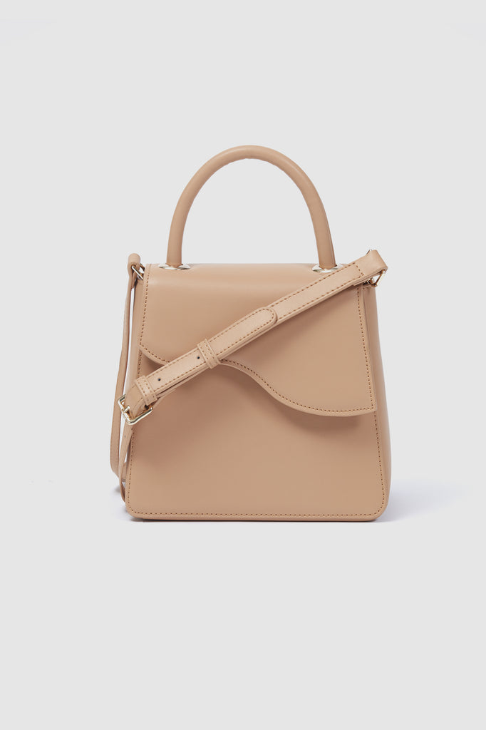 Mirto Bag Caramel Leather Front