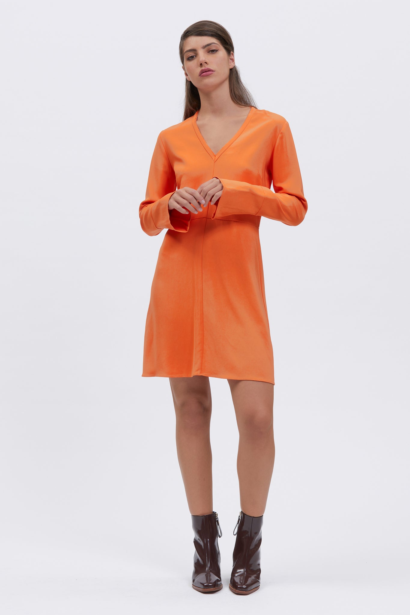 Orange Dress Front