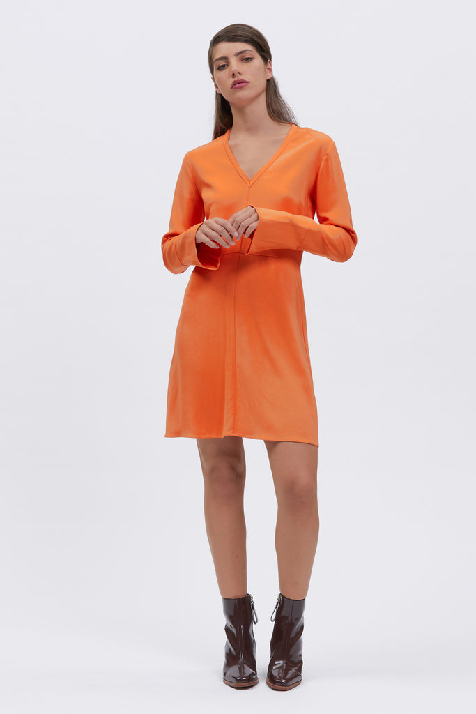 Orange Dress Front