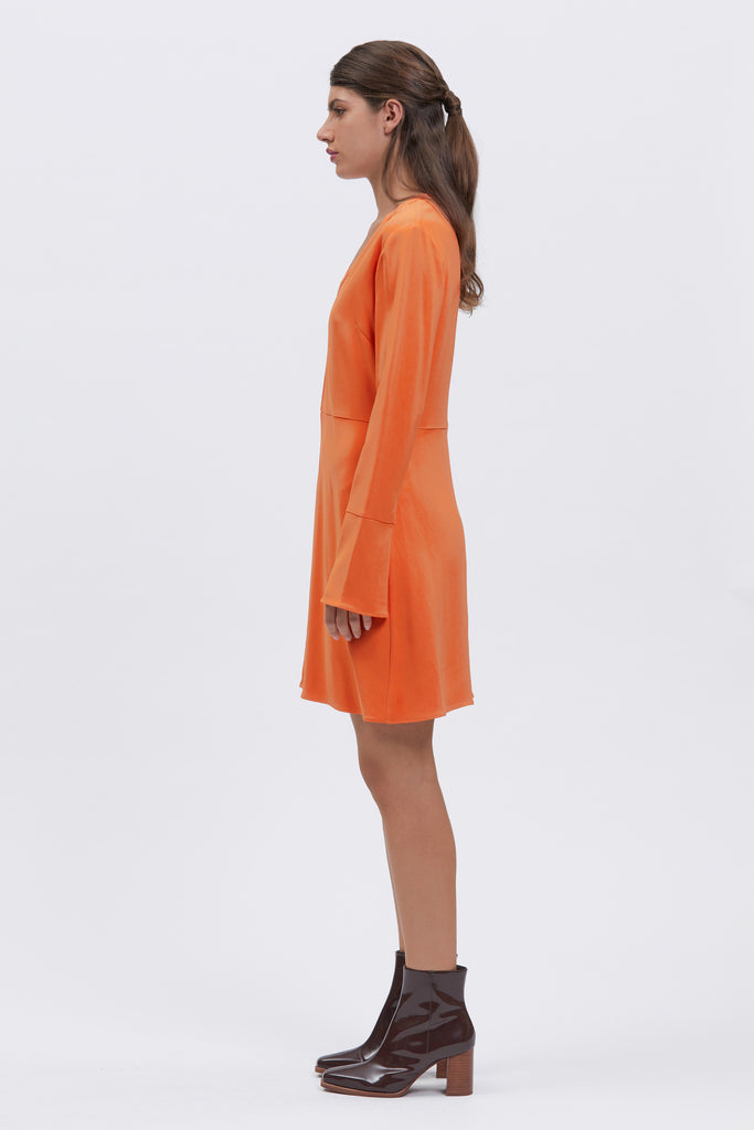 Orange Dress Side