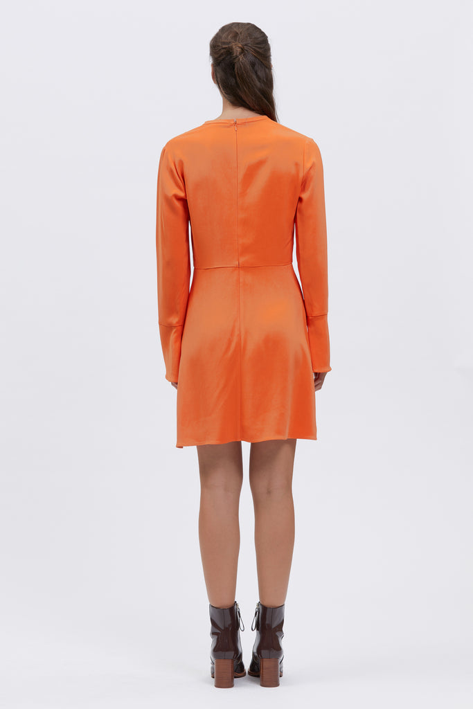 Orange Dress Back