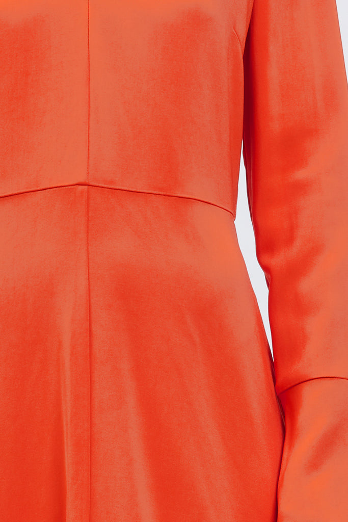 Orange Dress Close Up