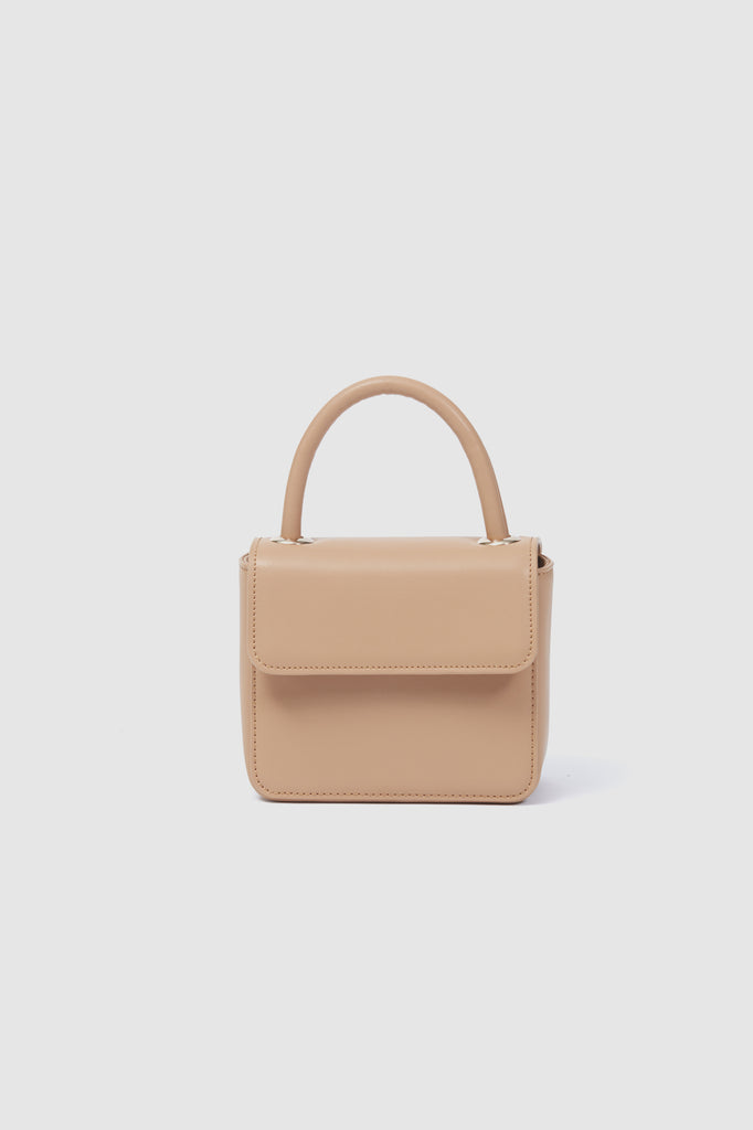 Pina Mini Bag Caramel Leather Front