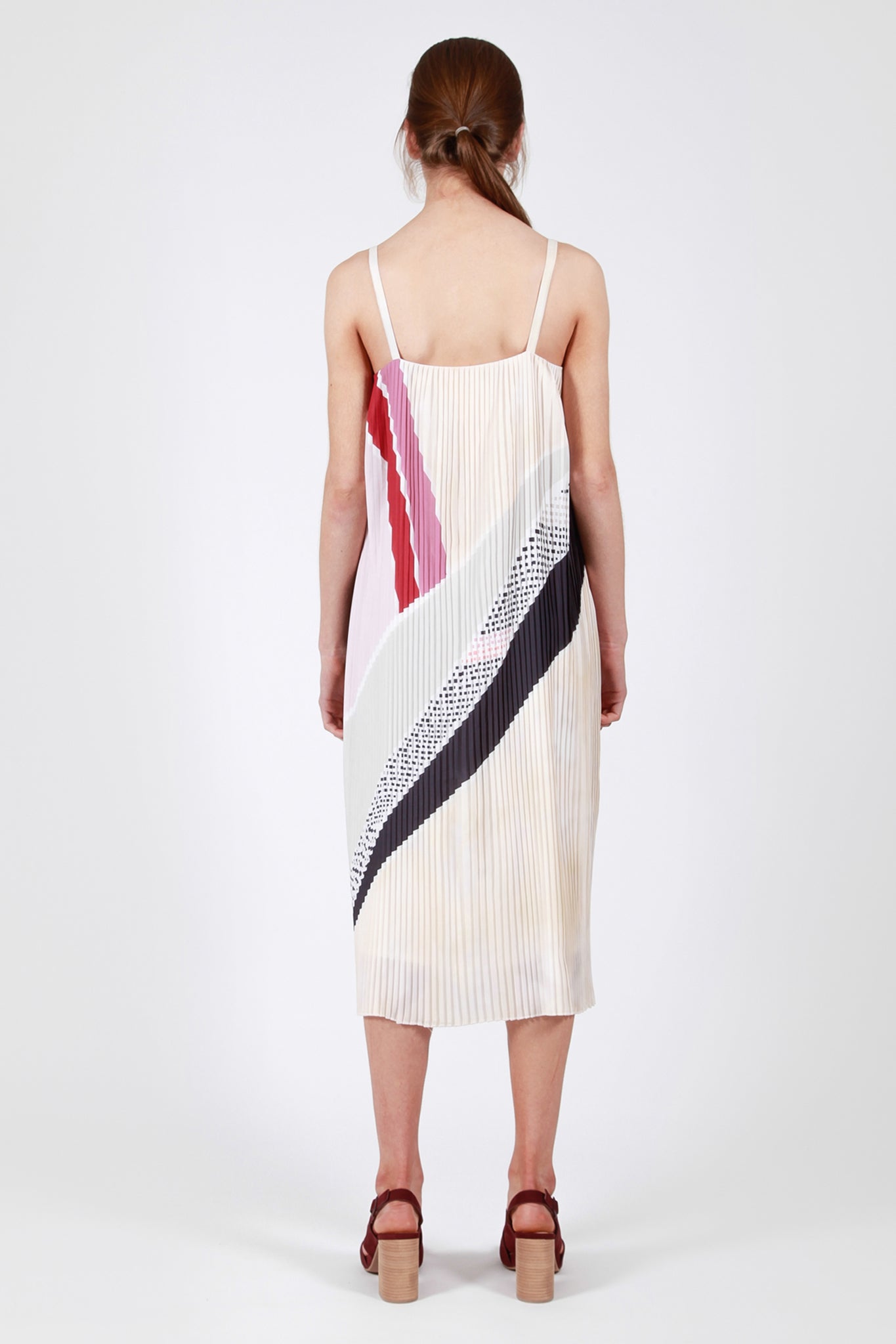 Playa Mid Dress Panel Print Back