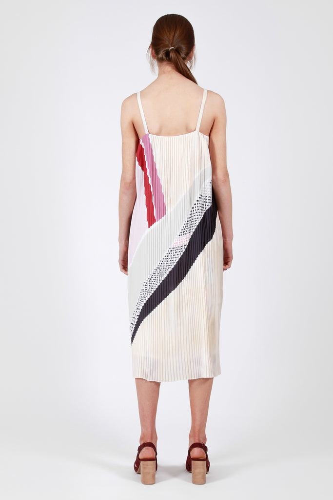 Playa Mid Dress Panel Print Back