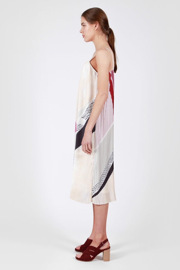 Playa Mid Dress Panel Print Side