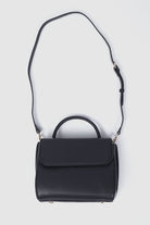 Villa Bag Black Leather Front