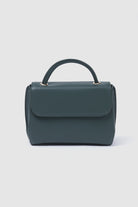 Villa Bag Dark Green Leather Front