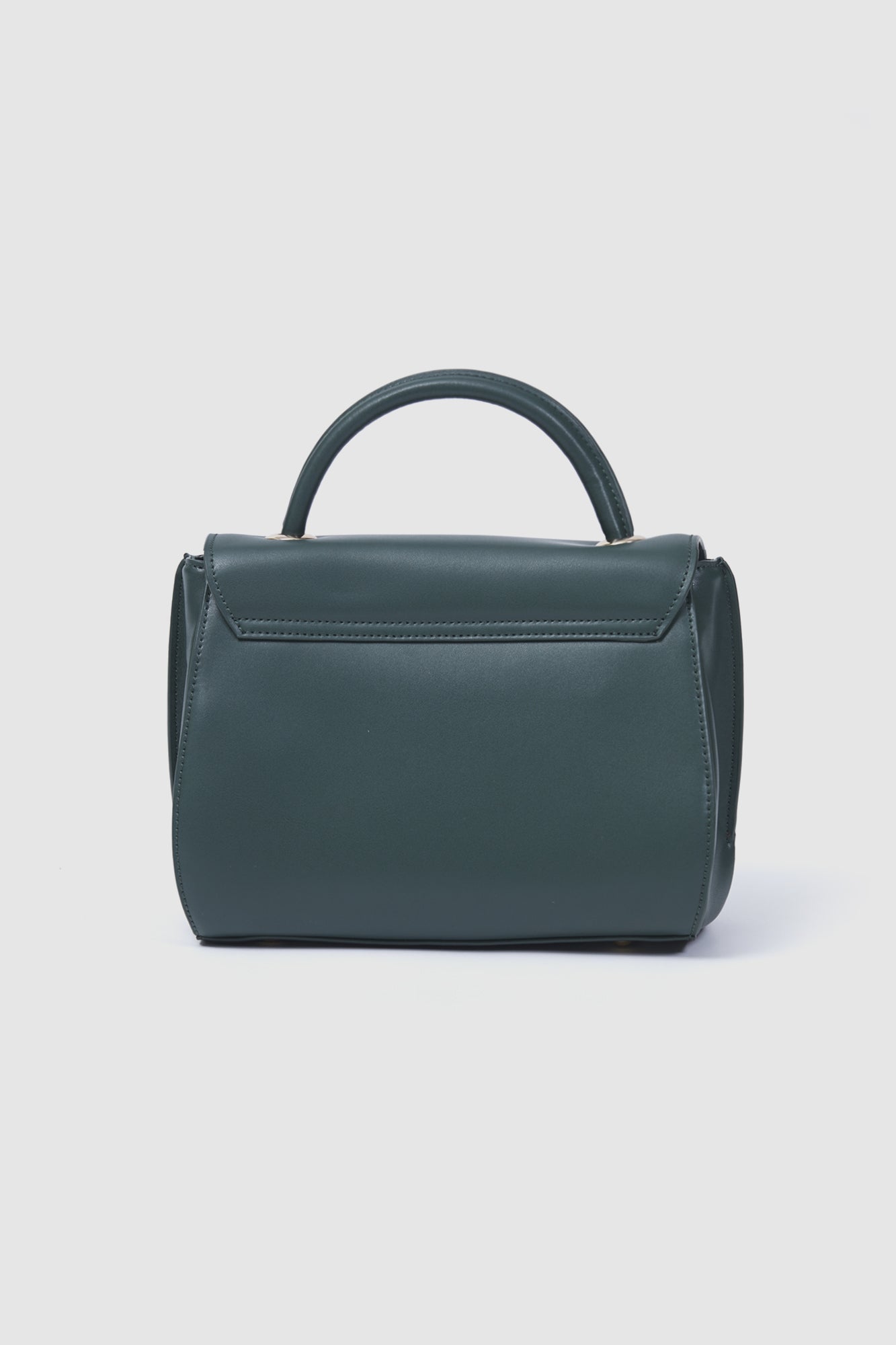 Villa Bag Dark Green Leather Back